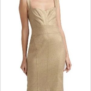 Diane Von Furstenberg Gold Dress